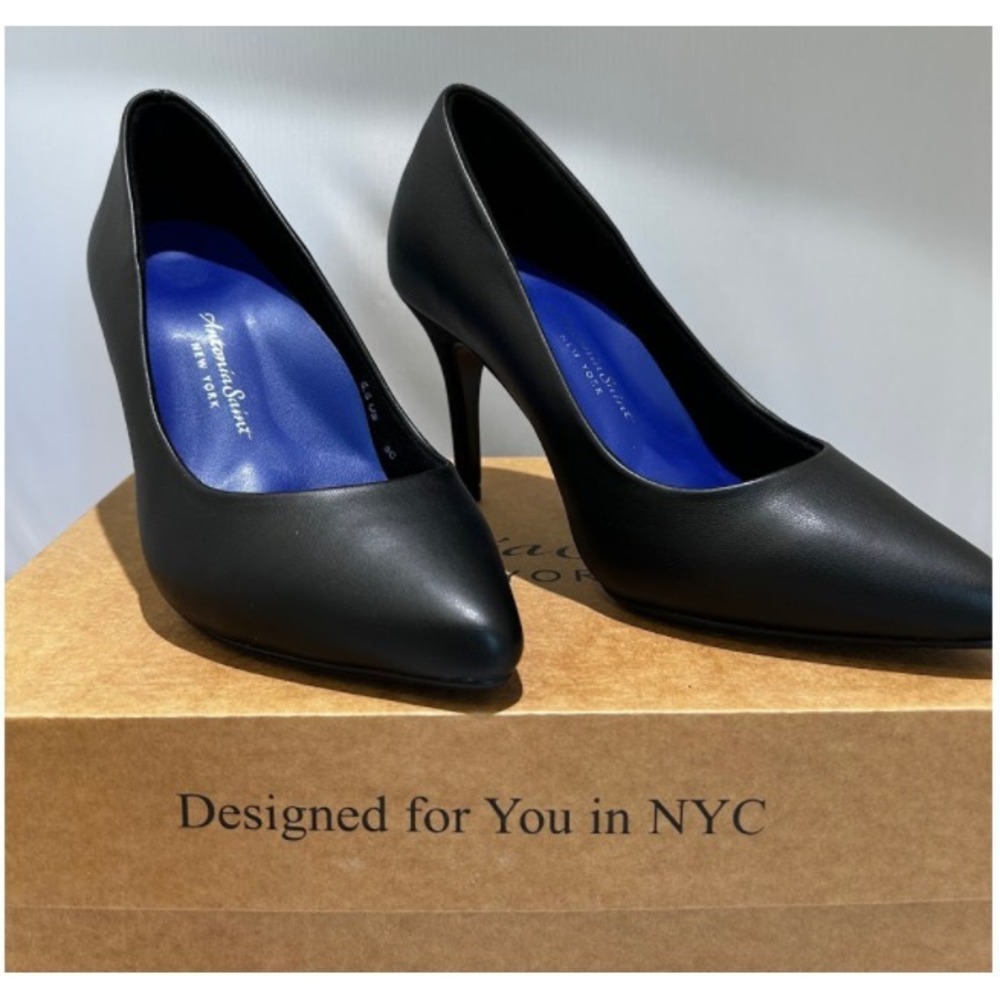 Antonia Saint NY Victoria Pump Heel 3.0 Black, Size 9
